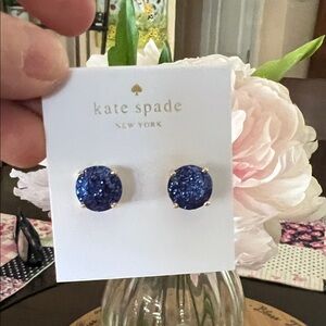 NEW Kate Spade Sparkling Blue Earrings